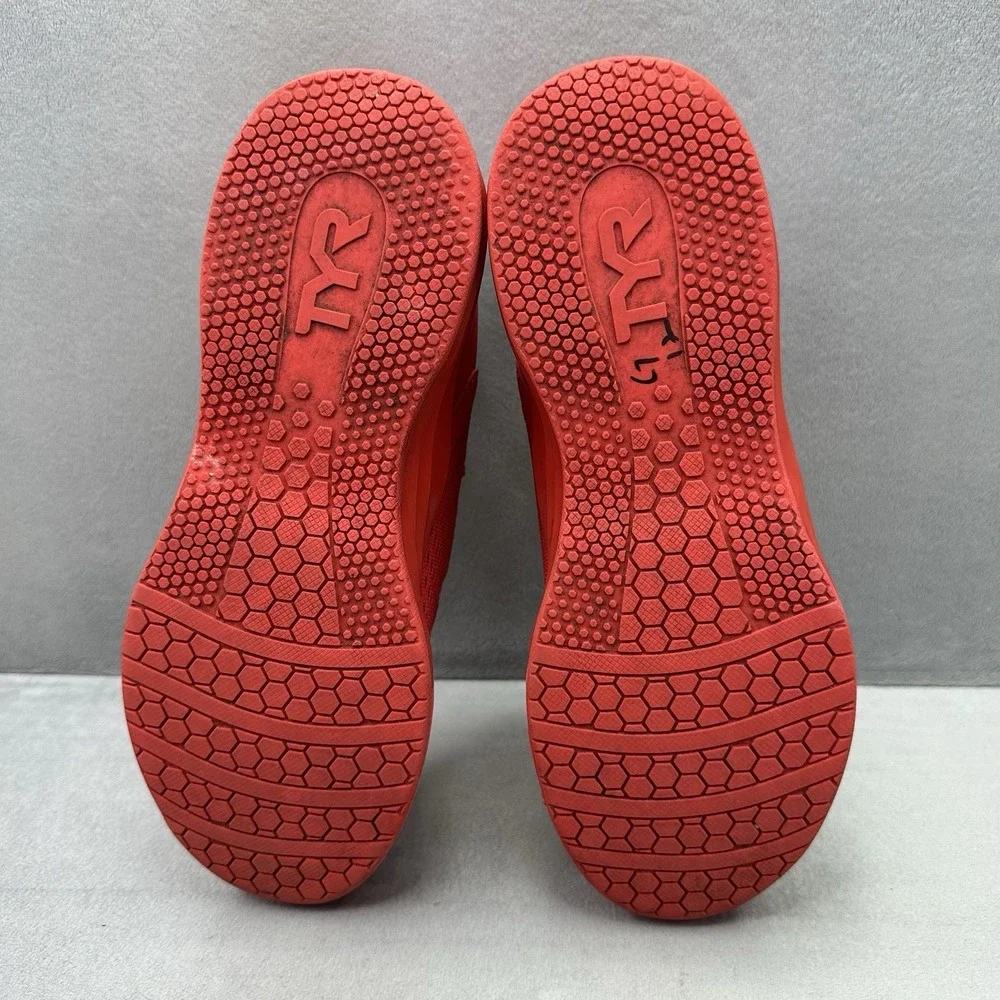 TYR CXT-1 Trainer Womens Size 7 Shoes Triple Red Athletic Gym CrossFit Sneakers